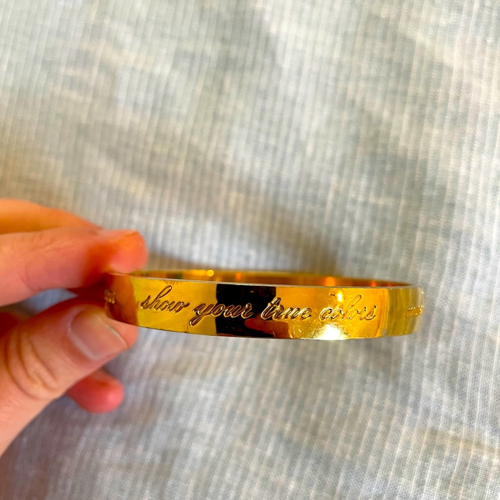 Kate Spade this is the year to idiom bangle